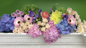 arrangement in a vase