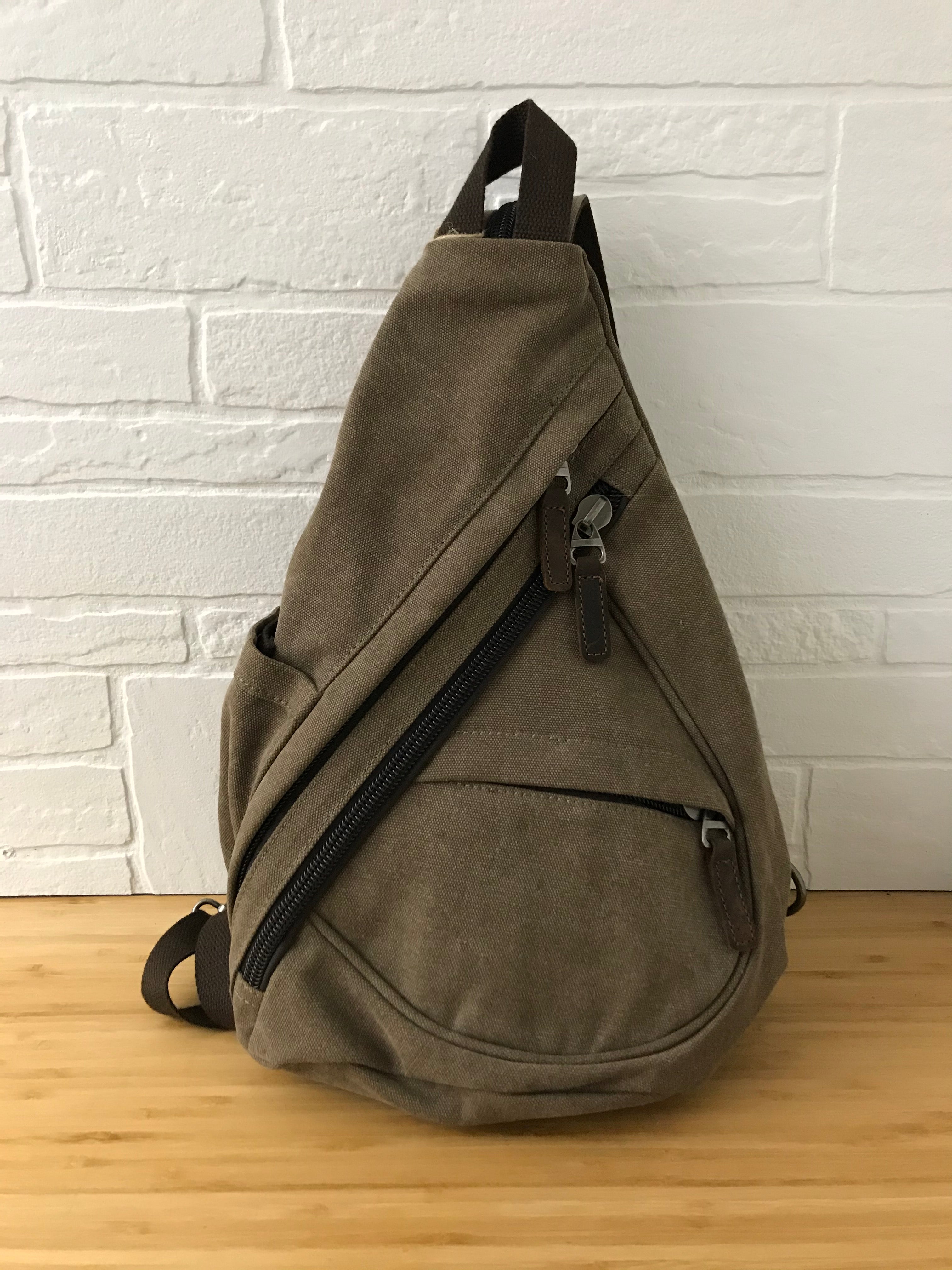 daVan backpack sling bag - brown