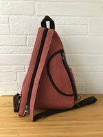 Load image into Gallery viewer, daVan backpack sling bag - pink
